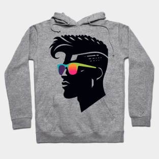 Afrocentric Multicolored Glasses Silhouette Hoodie